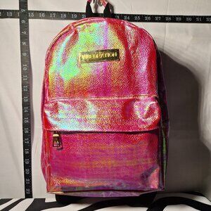 Vibedration Hydration Backpack w/o bladder- Pink w/Gold Vinyl type - Used